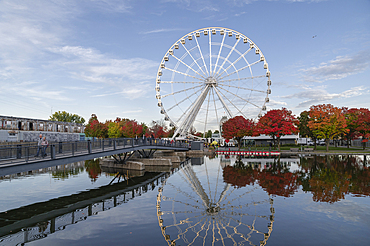 Ferris Wheel at La Grande Roue de Montreal, Old Port of Montreal, Quebec, Canada, North America