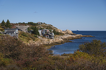 Rocky Shoreline at Duncan's Cove Nature Reserve, Nova Scotia, Canada