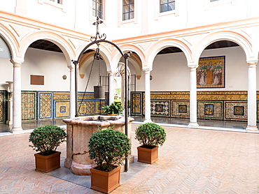 Seville's Museum of Fine Arts housed in the former Convent of Mercy, Seville (Sevilla), Andalucia, Spain, Europe