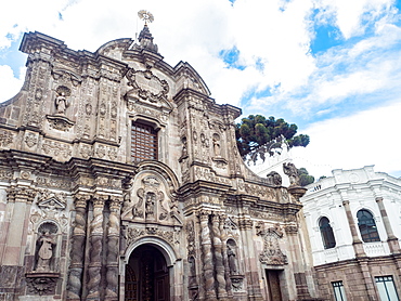 Compania de Jesus, 18th century Jesuit church, UNESCO World Heritage Site, Quito, Ecuador, South America