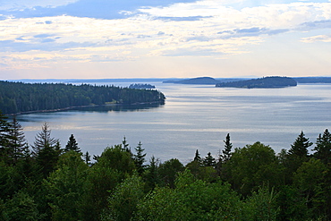 Coastline, Maine, New England, United States of America, North America