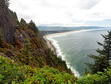 View from Neahkahnie Mountain, Oregon, United States of America, North America