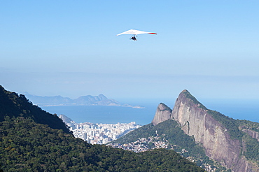 Hang gliding in Rio de Janeiro, Brazil, South America