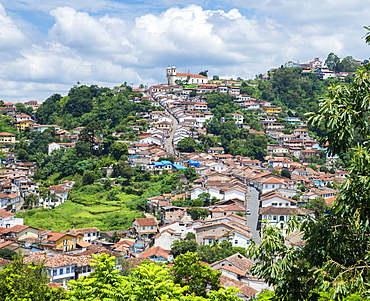 Ouro Preto, a former colonial mining town, UNESCO World Heritage Site, Minas Gerais, Brazil, South America