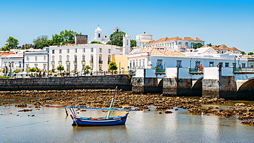 Tavira, an ancient Moorish town that has retained its unique character and heritage, Tavira, Algarve, Portugal, Europe