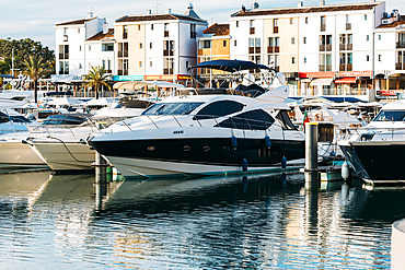 Known as the Capital of World Sailing, Vilamoura Marina, Portugal's largest marina, Algarve, Portugal, Europe