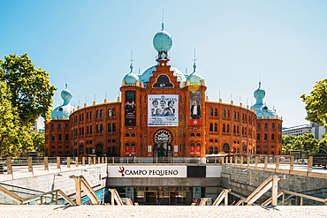 The Campo Pequeno Bullring, an enclosure for bull races, concerts, fairs, exhibition, with a capacity of 10000 people, Lisbon, Portugal, Europe