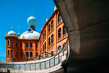 The Campo Pequeno Bullring, an enclosure for bull races, concerts, fairs, exhibition, with a capacity of 10000 people, Lisbon, Portugal, Europe