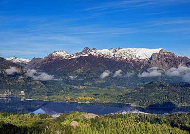 Perito Moreno Lake seen from Cerro Campanario, Nahuel Huapi National Park, Rio Negro Province, Argentina, South America