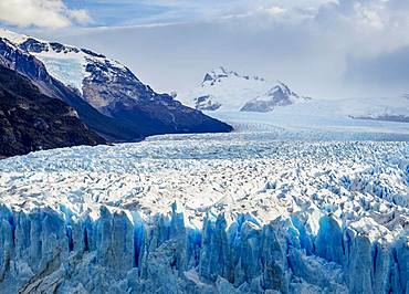 Perito Moreno Glacier, elevated view, Los Glaciares National Park, UNESCO World Heritage Site, Santa Cruz Province, Patagonia, Argentina, South America