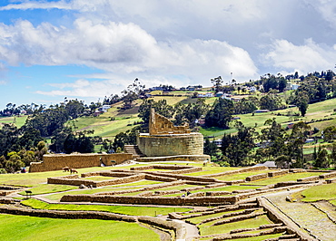 Temple of the Sun, Ingapirca Ruins, Ingapirca, Canar Province, Ecuador, South America