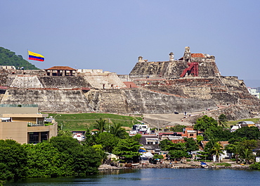 San Felipe Castle, UNESCO World Heritage Site, Cartagena, Bolivar Department, Colombia, South America