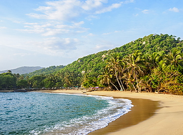 El Cabo San Juan del Guia beach, Tayrona National Natural Park, Magdalena Department, Caribbean, Colombia, South America