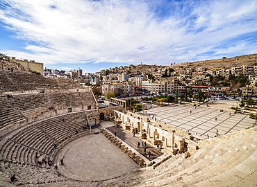 Roman Theatre, Amman, Amman Governorate, Jordan, Middle East