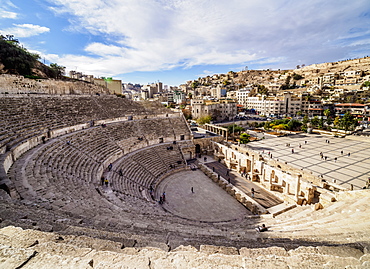 Roman Theatre, Amman, Amman Governorate, Jordan, Middle East