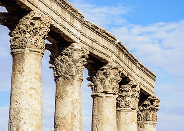 Roman ruins, The Hashemite Plaza, Amman, Amman Governorate, Jordan, Middle East