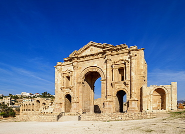 Hadrian's Arch, Jerash, Jerash Governorate, Jordan, Middle East