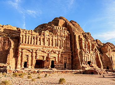 Palace and Corinthian Tombs, Petra, UNESCO World Heritage Site, Ma'an Governorate, Jordan, Middle East