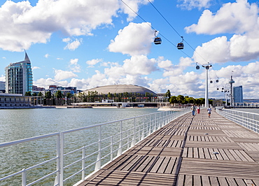 Telecabine, Parque das Nacoes, Lisbon, Portugal, Europe