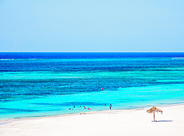 Guardalavaca Beach, elevated view, Holguin Province, Cuba, West Indies, Caribbean, Central America