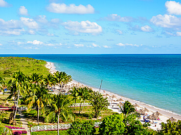 Playa Ancon, elevated view, Trinidad, Sancti Spiritus Province, Cuba, West Indies, Caribbean, Central America