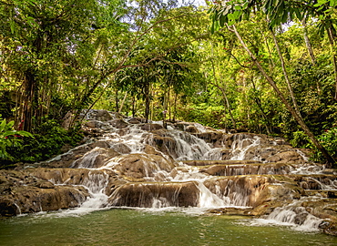 Dunn's River Falls, Ocho Rios, Saint Ann Parish, Jamaica, West Indies, Caribbean, Central America