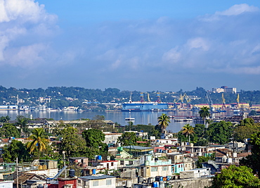 Port of Havana, elevated view, La Habana Province, Cuba, West Indies, Central America