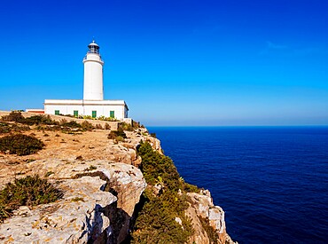 Far de la Mola Lighthouse, Formentera, Balearic Islands, Spain, Mediterranean, Europe