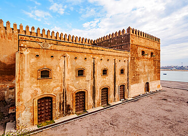 Defensive Walls of Kasbah of the Udayas, Rabat, Rabat-Sale-Kenitra Region, Morocco, North Africa, Africa