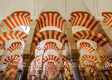 Mezquita-Catedral, cathedral inside the former Great Mosque of Cordoba, interior, UNESCO World Heritage Site, Cordoba, Andalusia, Spain, Europe