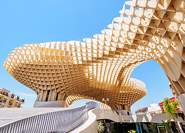 Metropol Parasol at La Encarnacion Square, Seville, Andalusia, Spain, Europe