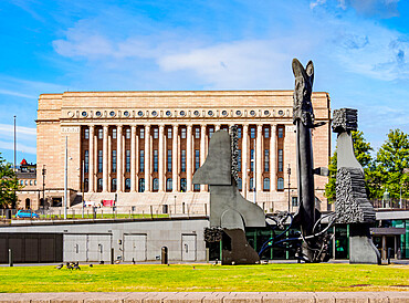 The Parliament House, Helsinki, Uusimaa County, Finland, Europe