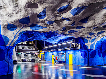 T-Centralen Metro Station, Stockholm, Stockholm County, Sweden, Scandinavia, Europe