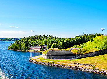 Fredriksborg Fortress, elevated view, Stockholm, Stockholm County, Sweden, Scandinavia, Europe