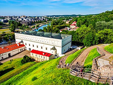 Museum of Applied Arts and Design, The Old Arsenal, elevated view, Vilnius, Lithuania