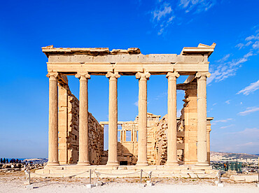 Erechtheion, east facade, Acropolis, UNESCO World Heritage Site, Athens, Attica, Greece, Europe