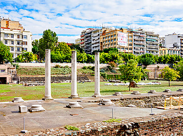 Roman Forum, Thessaloniki, Central Macedonia, Greece, Europe