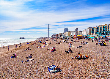 Brighton Beach, City of Brighton and Hove, East Sussex, England, United Kingdom