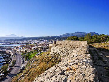 Venetian Fortezza Castle, City of Rethymno, Rethymno Region, Crete, Greek Islands, Greece, Europe