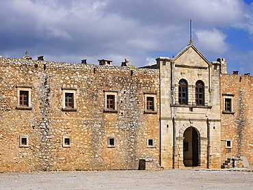 Arkadi Monastery, Rethymno Region, Crete, Greek Islands, Greece, Europe