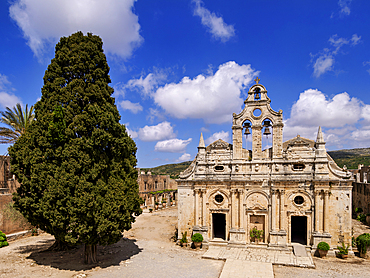 Arkadi Monastery, Rethymno Region, Crete, Greek Islands, Greece, Europe