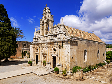 Arkadi Monastery, Rethymno Region, Crete, Greek Islands, Greece, Europe