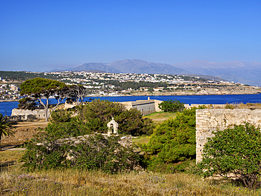 Venetian Fortezza Castle, City of Rethymno, Rethymno Region, Crete, Greek Islands, Greece, Europe