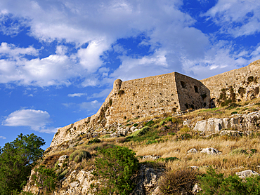 Venetian Fortezza Castle, City of Rethymno, Rethymno Region, Crete, Greek Islands, Greece, Europe