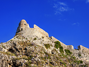 Venetian Fortezza Castle, City of Rethymno, Rethymno Region, Crete, Greek Islands, Greece, Europe