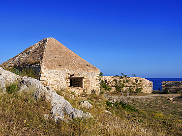 Venetian Fortezza Castle, City of Rethymno, Rethymno Region, Crete, Greek Islands, Greece, Europe