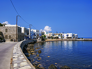 View of Mandraki Town, Nisyros Island, Dodecanese, Greek Islands, Greece, Europe