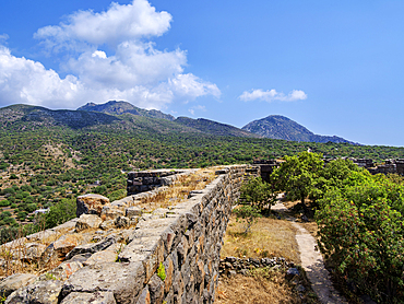 Paleokastro, Old Castle Ruins, Ancient Porphyris, Mandraki, Nisyros Island, Dodecanese, Greek Islands, Greece, Europe