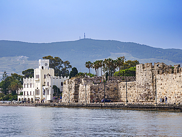 Nerantzia Castle and Palazzo del Governo, Kos Town, Kos Island, Dodecanese, Greek Islands, Greece, Europe