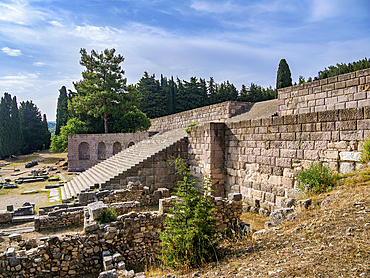 Ruins of ancient Asclepieion, Kos Island, Dodecanese, Greek Islands, Greece, Europe